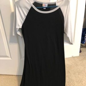 Small black and white lularoe Julia